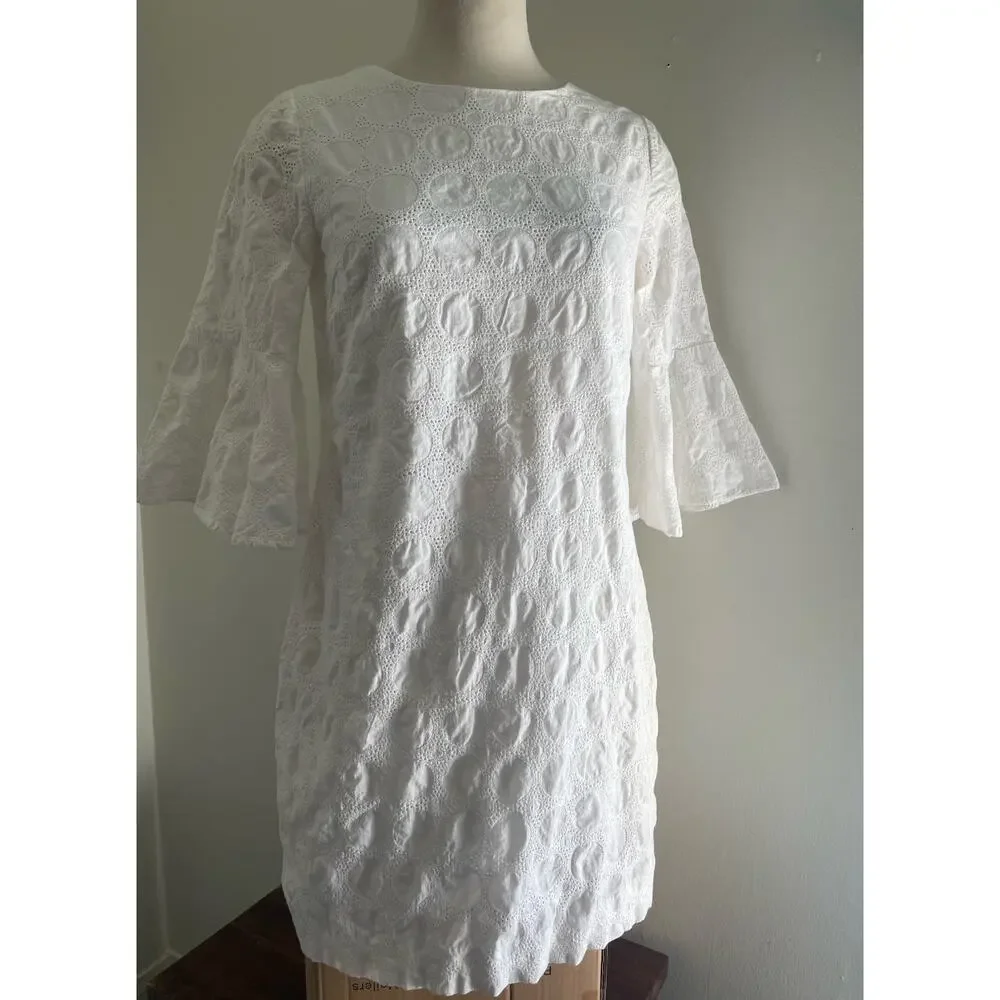 J Crew Womens Dress Size Small‎ Summer Textured Classic Casual